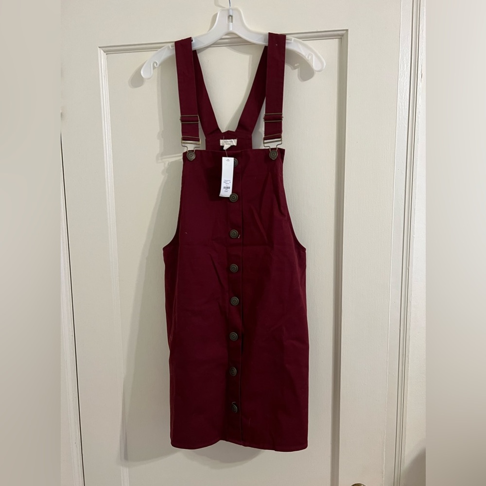 Red Overall dress - New